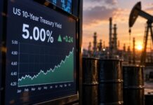 Tech Innovations Strain Markets: 10-Year Treasury Yield Reaches 5% Amid Oil Spike